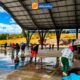 DIRECCIÓN DE SERVICIOS PÚBLICOS REALIZA NUEVA MINGA DE LIMPIEZA EN LA PLAZA ZUMBALICA
