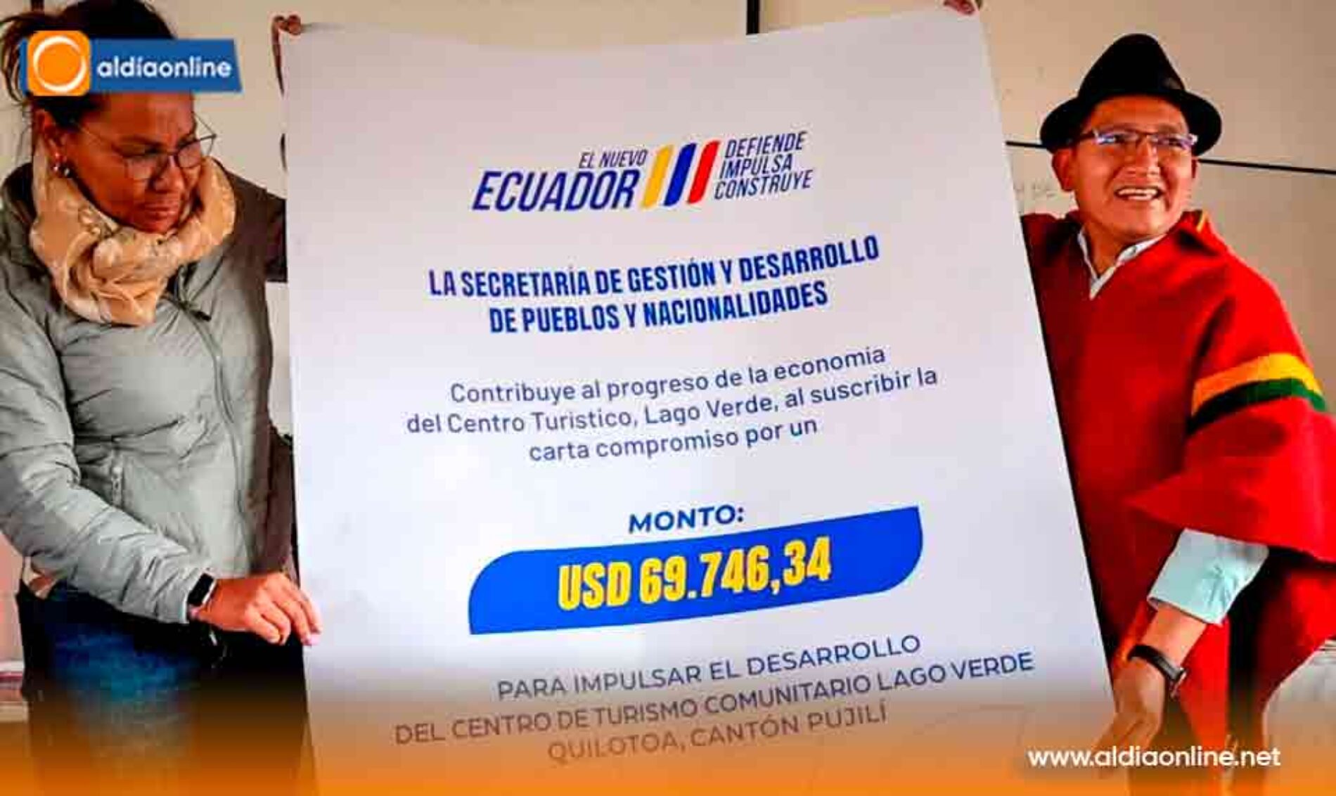 QUILOTOA FORTALECE SU TURISMO CON INVERSIÓN DE MÁS DE USD 60 MIL PARA IMPULSAR LA ECONOMÍA COMUNITARIA