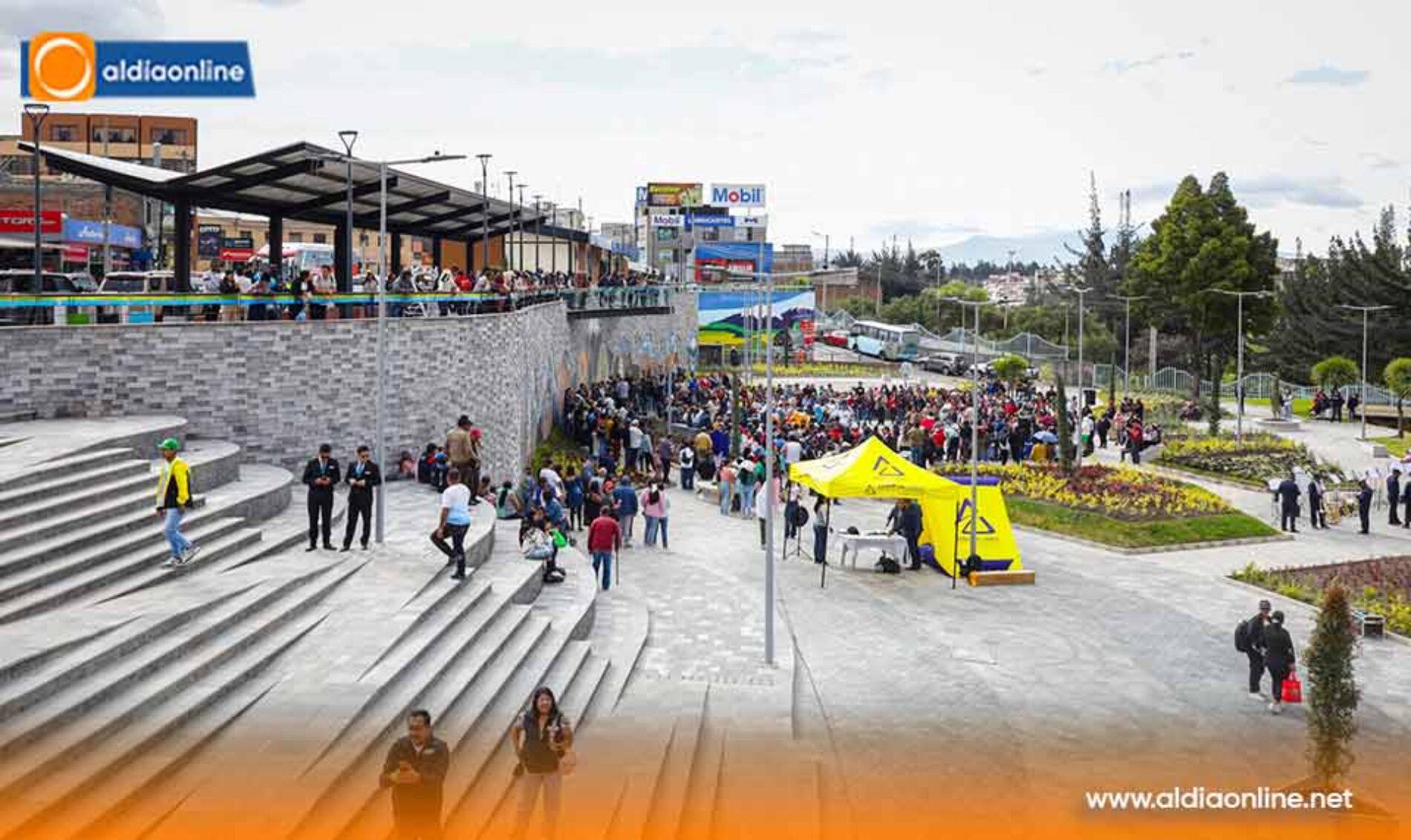 LATACUNGA INAUGURA EL BOULEVARD DE LA ESTACIÓN