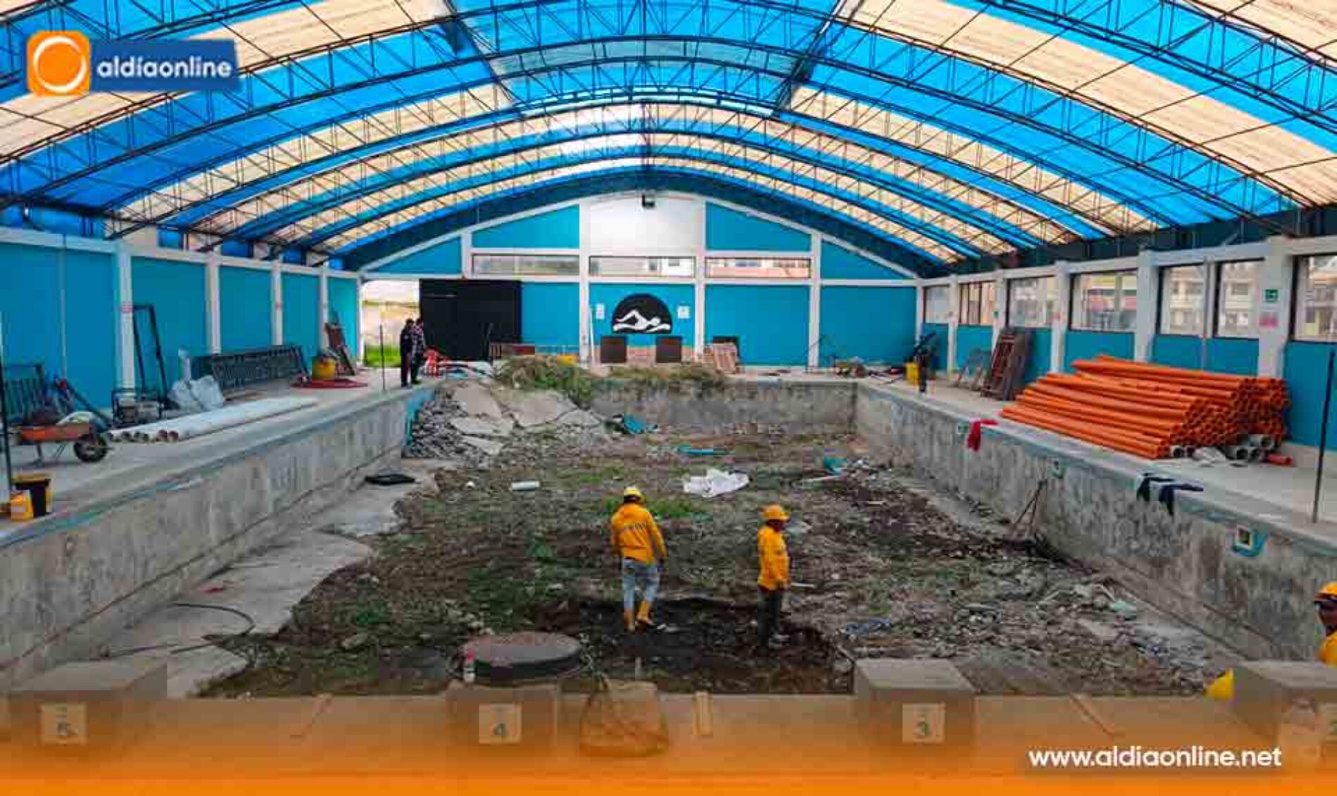 LA REHABILITACIÓN INTEGRAL DE LA PISCINA SEMI OLÍMPICA DE LA FEDERACIÓN DEPORTIVA DE COTOPAXI YA ESTÁ EN MARCHA.