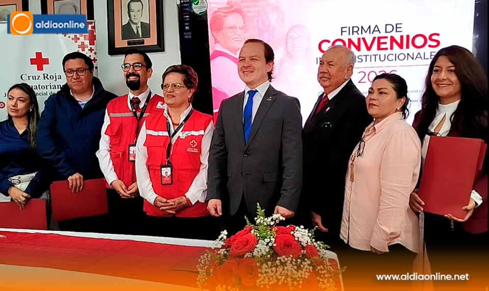 CRUZ ROJA COTOPAXI FORTALECE ALIANZAS ESTRATÉGICAS MEDIANTE LA FIRMA DE CONVENIOS INTERINSTITUCIONALES