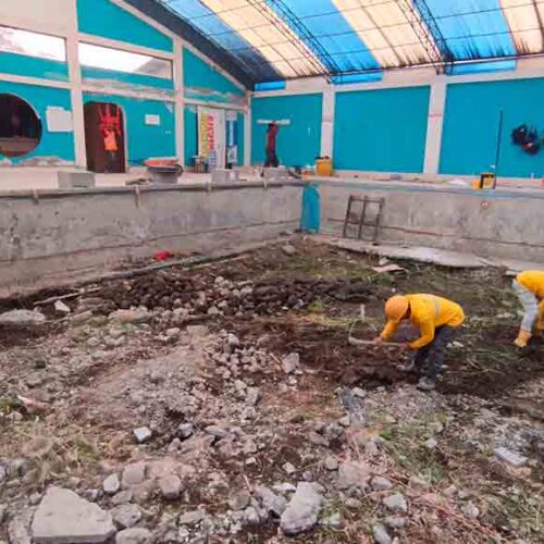 LA REHABILITACIÓN INTEGRAL DE LA PISCINA SEMI OLÍMPICA DE LA FEDERACIÓN DEPORTIVA DE COTOPAXI YA ESTÁ EN MARCHA.