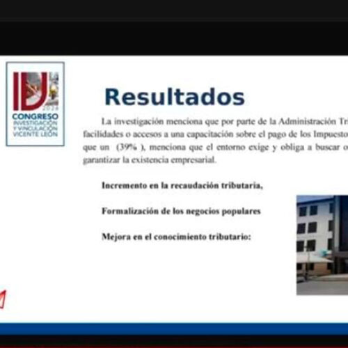 IST VICENTE LEÓN DESARROLLA EL 1ER CONGRESO DE INVESTIGACIÓN Y VINCULACIÓN
