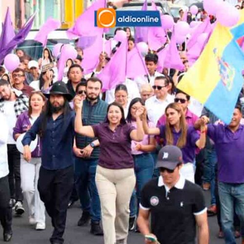 ADN INSCRIBIÓ CANDIDATURAS  VICENTE  GUAMÁN A LA ALCALDÍA DE LATACUNGA  Y CRISTINA CHÁVEZ A LA PREFECTURA  DE COTOPAXI