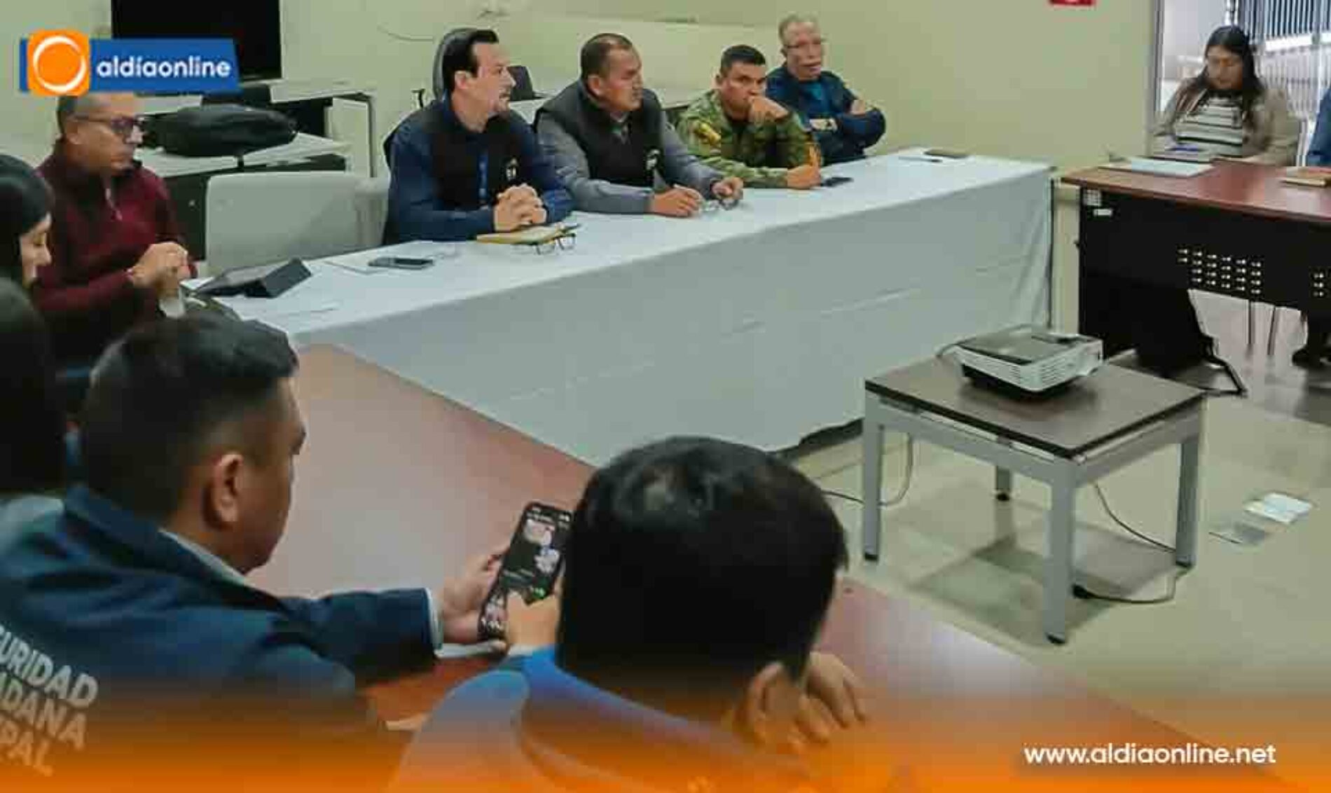 DELEGACIÓN ELECTORAL DE COTOPAXI CONTINÚA COORDINANDO ACCIONES CON LA MESA DE SEGURIDAD