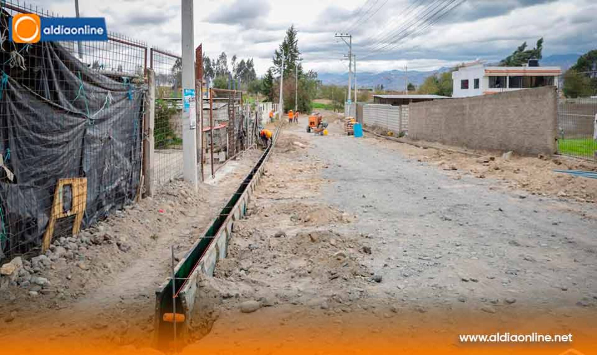 TRES SECTORES DE LA PARROQUIA 11 DE NOVIEMBRE AVANZAN CON OBRAS DE ADOQUINADO