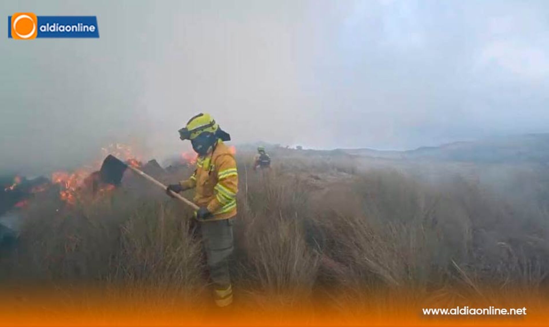 CUERPO DE BOMBEROS DE LATACUNGA ATIENDEN EMERGENCIA EN EL CORAZÓN DE LOS ILINIZAS