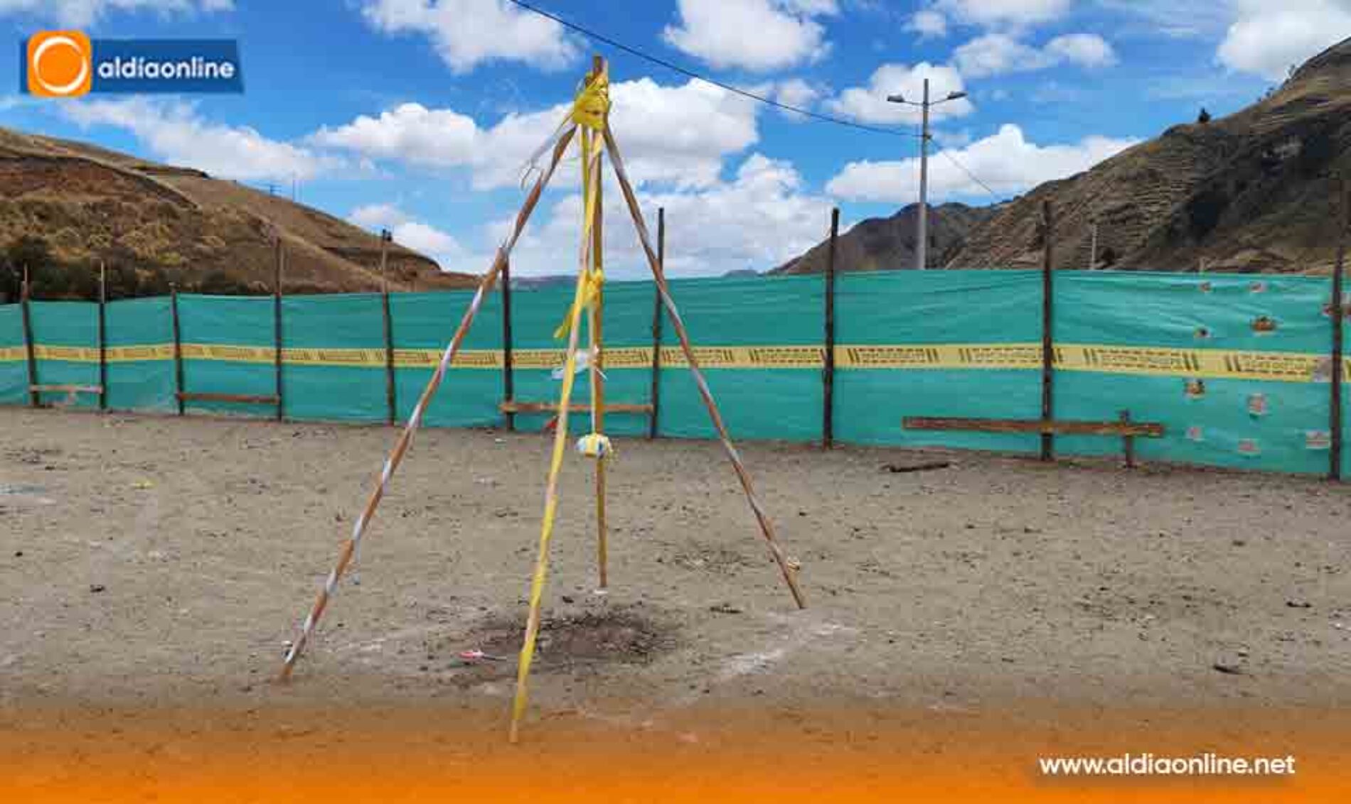 MUNICIPIO DE PUJILÍ IMPULSA NUEVA OBRA EN ZUMBAHUA CON LA CONSTRUCCIÓN DE LA CUBIERTA DE LA PLAZA DE PAPAS AYA UMA
