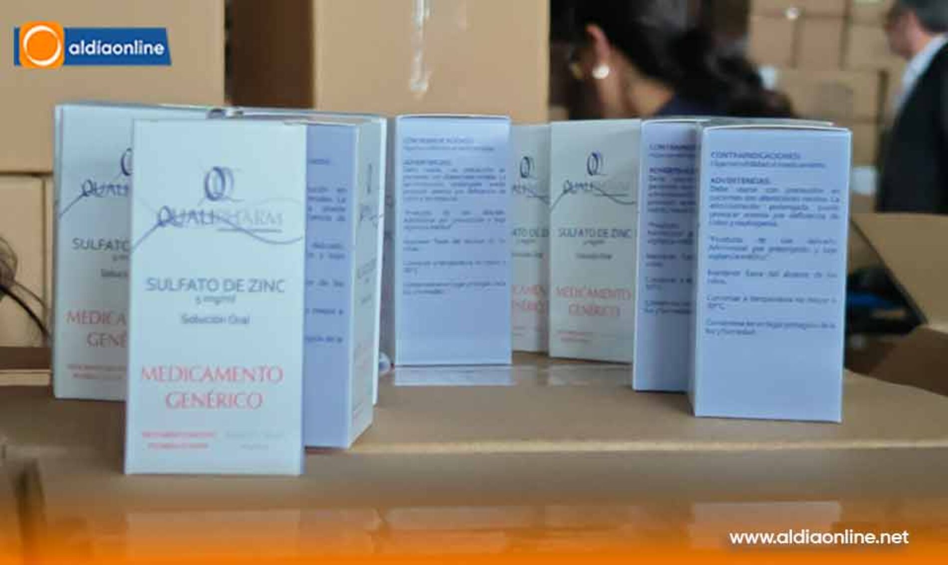 PRESIDENTE NOBOA FORTALECE LA SALUD INFANTIL  CON LA ADQUISICIÓN DE MÁS DE UN MILLÓN DE UNIDADES DE SULFATO DE ZINC