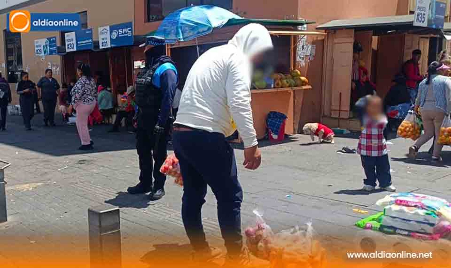 AGENTES DE CONTROL REFUERZAN LA SEGURIDAD Y RETIRAN VENTAS INFORMALES Y LIBADORES EN LA ESTACIÓN
