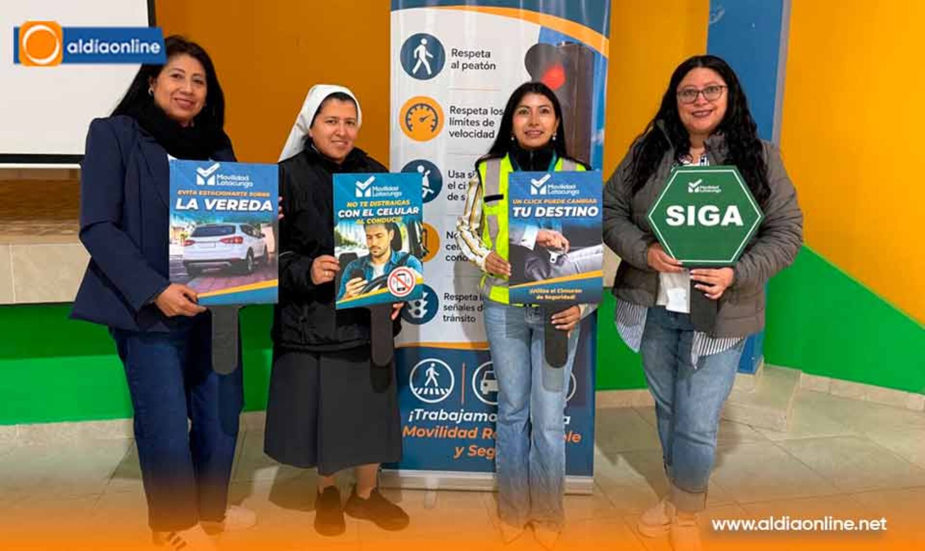 EMPRESA PÚBLICA DE MOVILIDAD DE LATACUNGA FORTALECE LA SEGURIDAD VIAL PREVIO AL REGRESO A CLASES