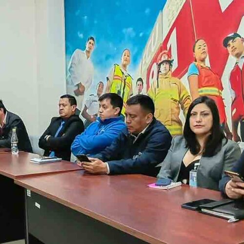 DELEGACIÓN ELECTORAL DE COTOPAXI CONTINÚA COORDINANDO ACCIONES CON LA MESA DE SEGURIDAD