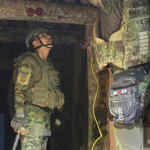 FUERZAS ARMADAS INTERVIENEN EN ZONA DE MINERÍA ILEGAL EN LA MANÁ