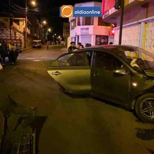 FUERTE ESTRUENDO ALERTÓ A CHIMBACALLE CON DOS VEHÍCULOS QUE CHOCARON EN PUJILÍ