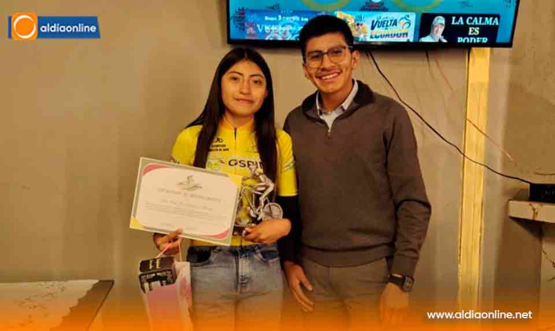 RECONOCIMIENTO AL TALENTO DEPORTIVO, LESLY QUILUMBA Y TEAM SAQUISILÍ BRILLARON EN NARIÑO-COLOMBIA
