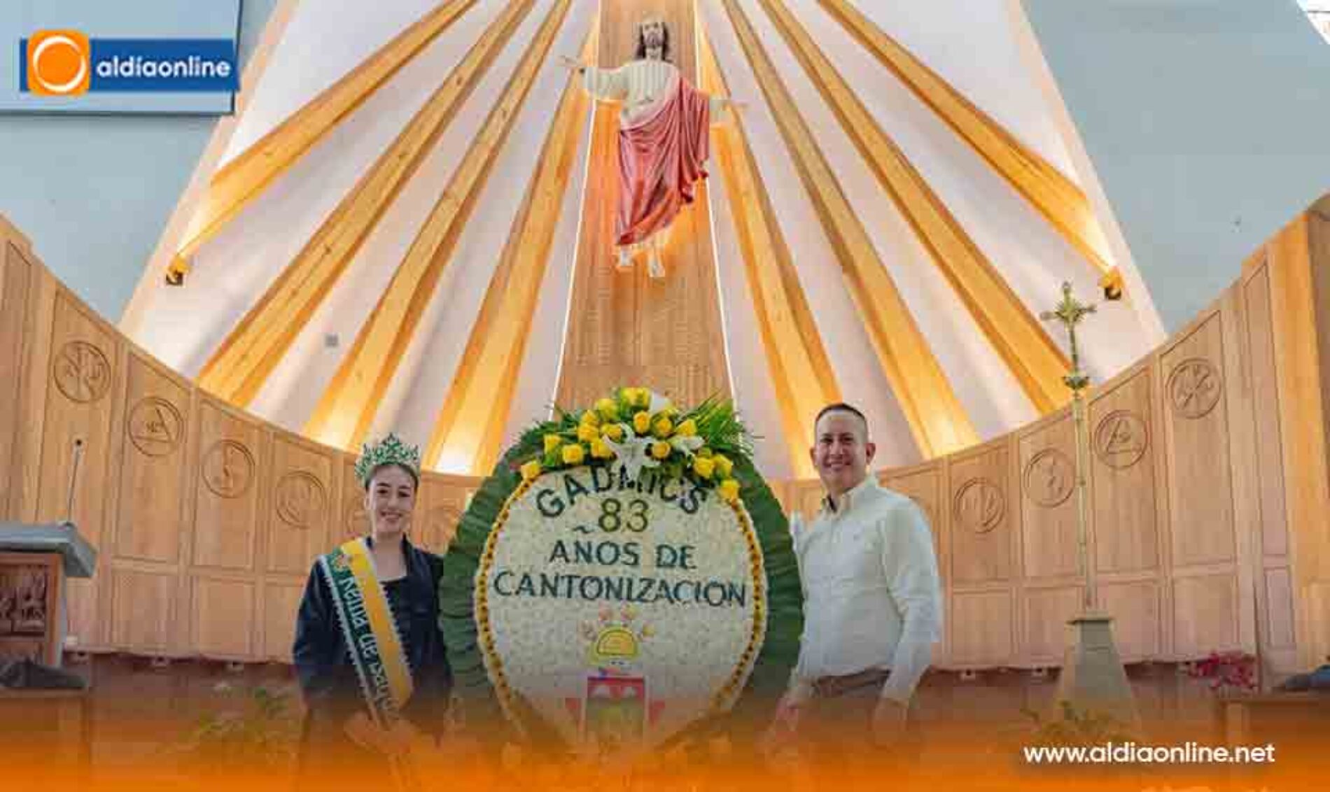 SAQUISILÍ CELEBRA SUS 83 AÑOS DE CANTONIZACIÓN CON UNA EUCARISTÍA DE ACCIÓN DE GRACIAS