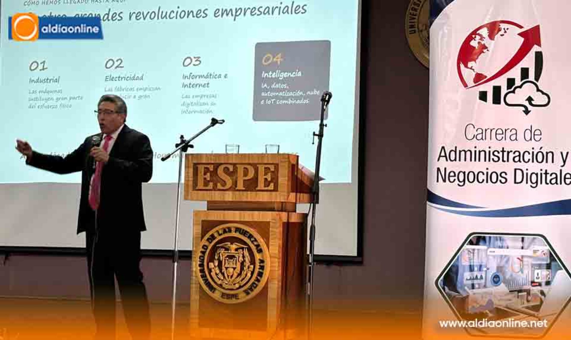 ESPE SEDE LATACUNGA PRESENTA NUEVA CARRERA DE ADMINISTRACIÓN Y NEGOCIOS DIGITALES