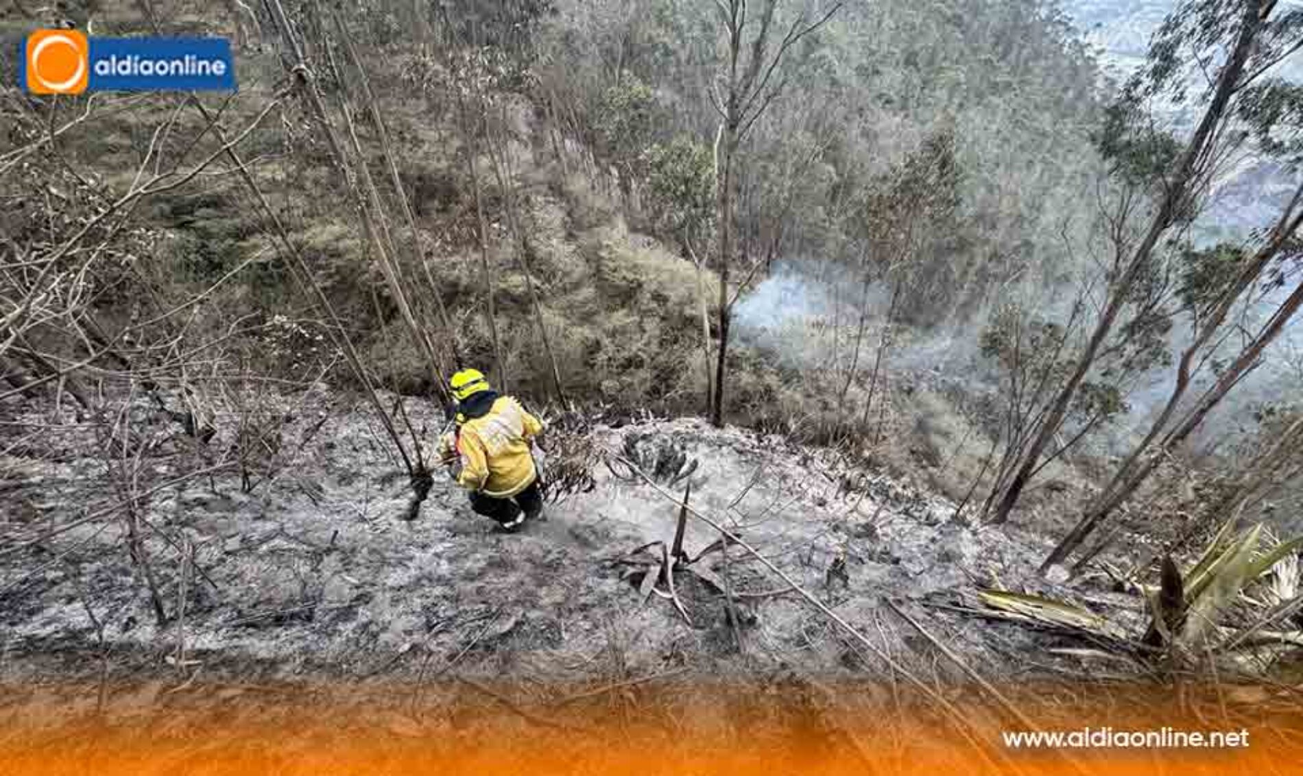 “BRIF A”  LATACUNGA REINICIA LABORES EN SU SEGUNDO DIA EN LOS INCENDIOS FORESTALES DE CHIMBORAZO