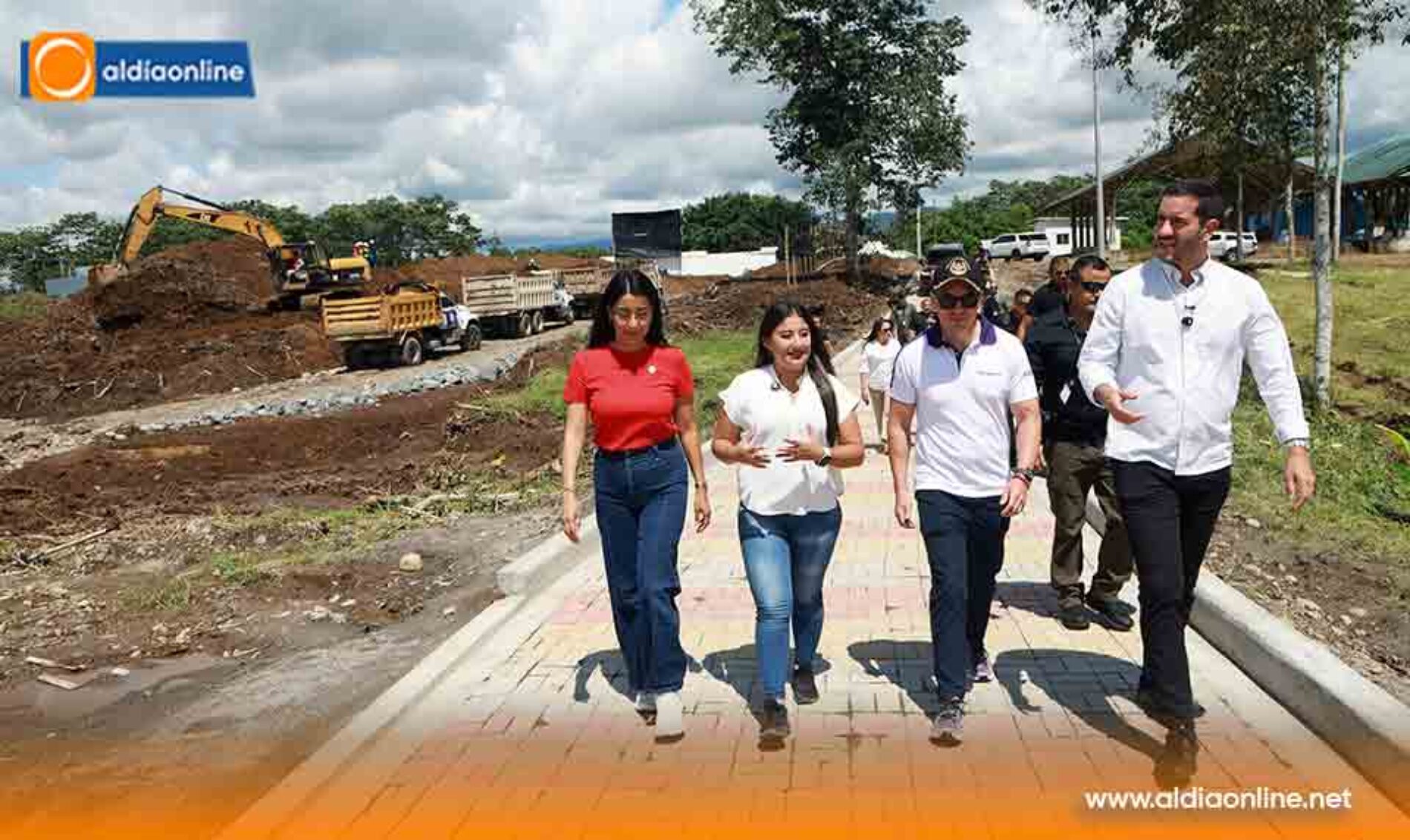 EL PRESIDENTE DANIEL NOBOA VERIFICÓ EL AVANCE DE OBRA DE LA UNIVERSIDAD PÚBLICA DE SANTO DOMINGO