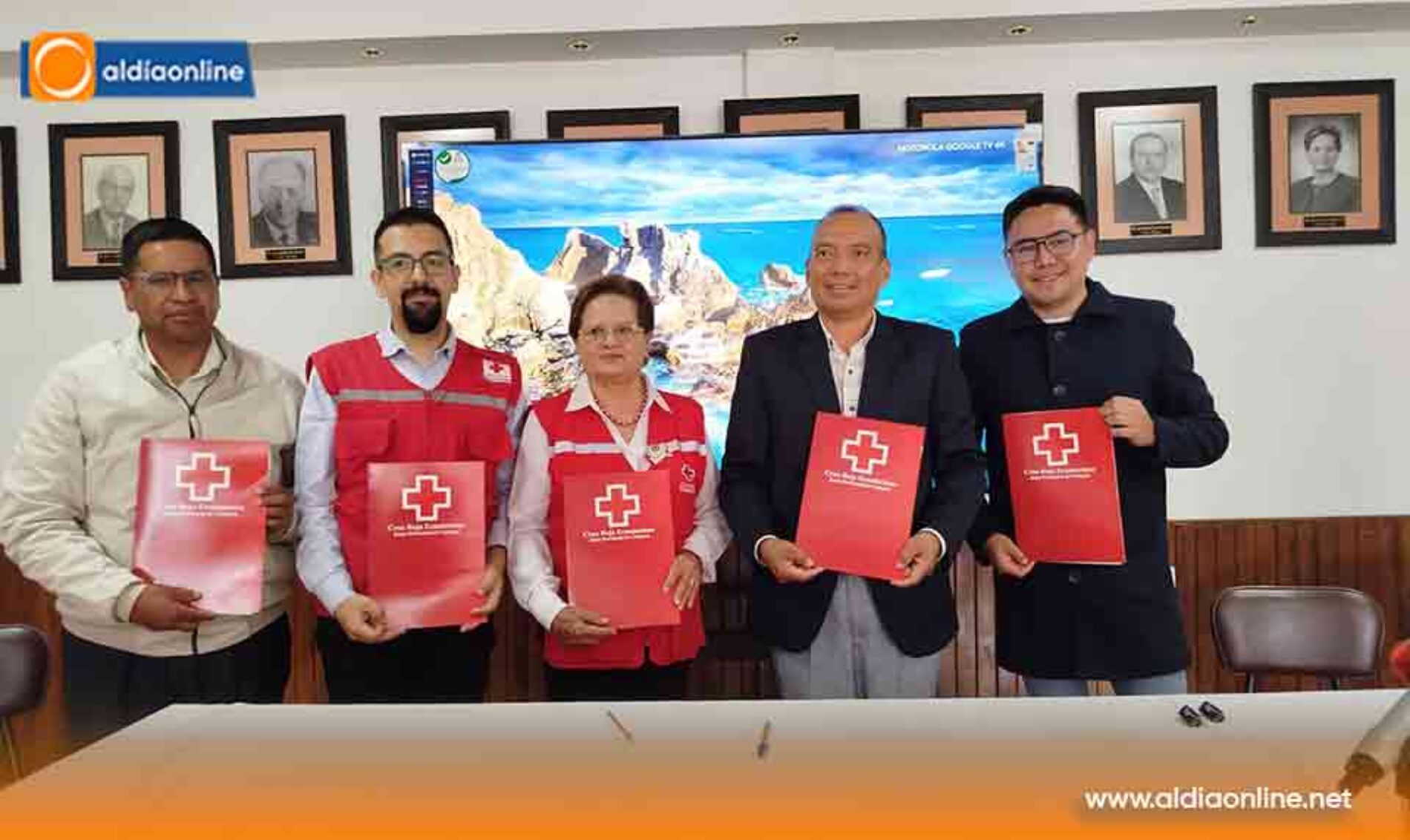 CRUZ ROJA COTOPAXI REALIZÓ LA FIRMA DE CONVENIOS DE COOPERACIÓN INTERINSTITUCIONAL
