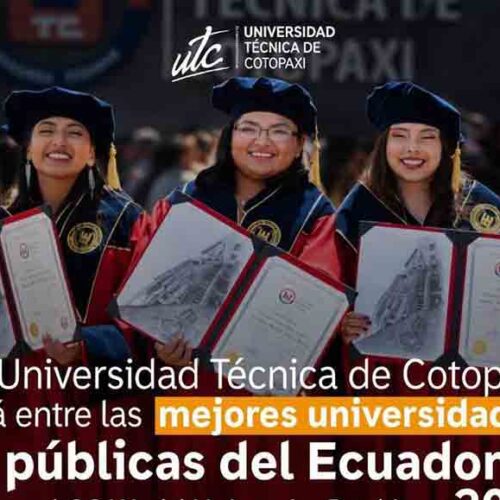 UTC SE CONSOLIDA ENTRE LAS MEJORES UNIVERSIDADES PÚBLICAS DEL ECUADOR EN EL QS WORLD UNIVERSITY RANKINGS 2027