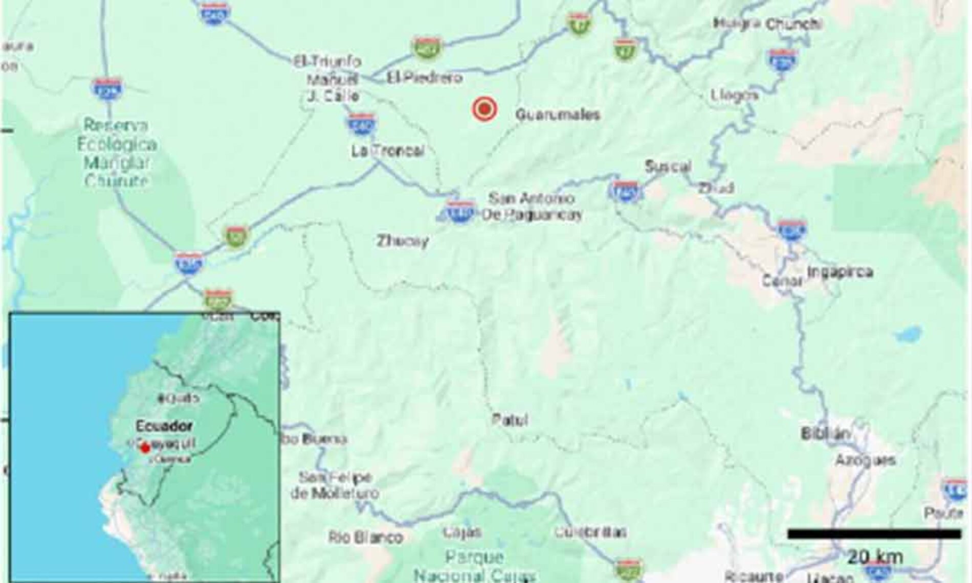 SISMO DE MAGNITUD 4,0 SE REGISTRÓ CERCA DE LA TRONCAL