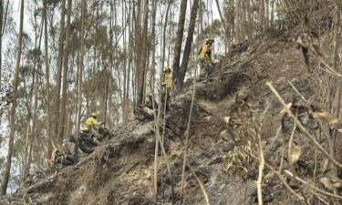 “BRIF A”  LATACUNGA REINICIA LABORES EN SU SEGUNDO DIA EN LOS INCENDIOS FORESTALES DE CHIMBORAZO