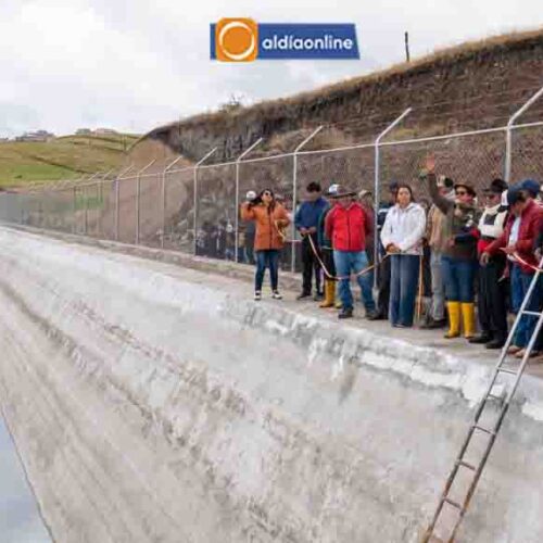 PREFECTURA FORTALECE EL RIEGO  Y PAPAHURCO CUENTA CON UN TANQUE RESERVORIO PARA IMPULSAR EL DESARROLLO AGRÍCOLA